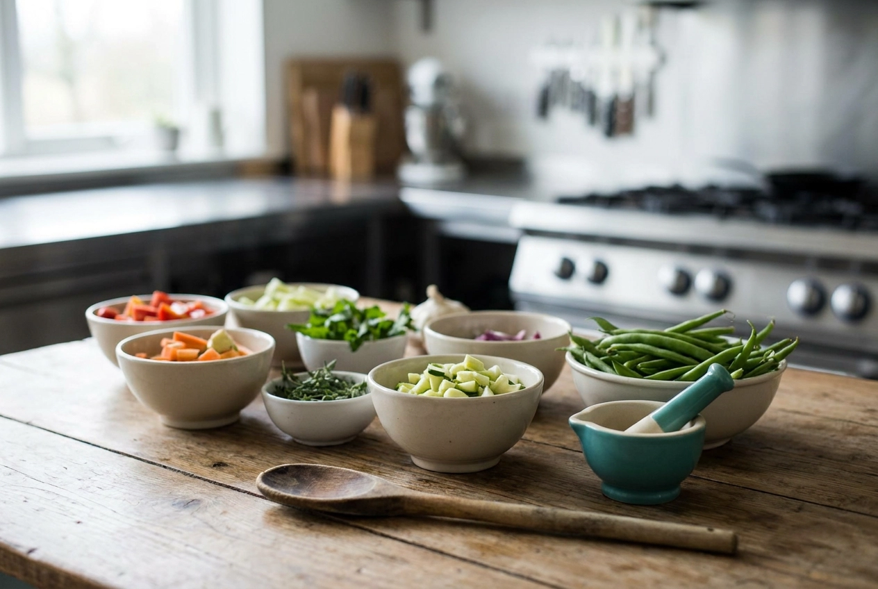 Professional header image for industry analysis: Veganer Kochkurs für Firmengruppen in Frankfurt: Was ein ...