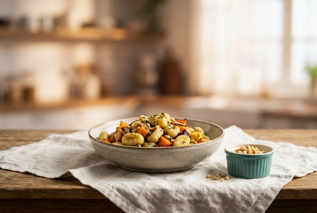 Professional header image for list-based article: Veganer Kochkurs als Weihnachtsfeier: Warum die Küche den...